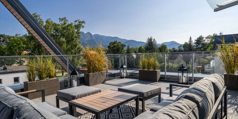 apartament zakopane z tarasem i widokiem na góry
